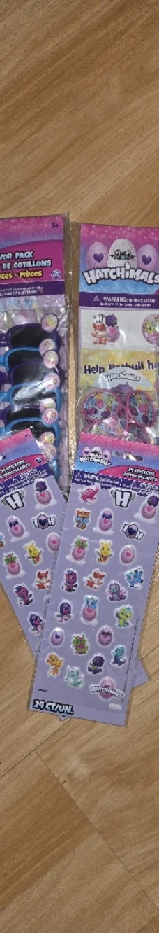 Hatchimals Kids 48 PC Party Favor Pack (×2) - 24 PC Purple & Pink Stickers (×2)